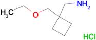 {[1-(ethoxymethyl)cyclobutyl]methyl}amine hydrochloride