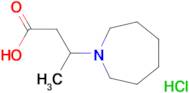 3-(1-azepanyl)butanoic acid hydrochloride