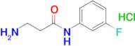 N~1~-(3-fluorophenyl)-beta-alaninamide hydrochloride