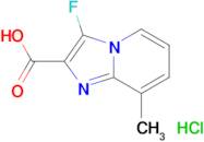 3-fluoro-8-methylimidazo[1,2-a]pyridine-2-carboxylic acid hydrochloride