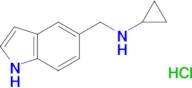 N-(1H-indol-5-ylmethyl)cyclopropanamine hydrochloride