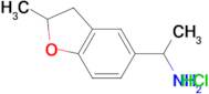 [1-(2-methyl-2,3-dihydro-1-benzofuran-5-yl)ethyl]amine hydrochloride