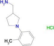 {[1-(2-methylphenyl)-3-pyrrolidinyl]methyl}amine hydrochloride