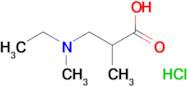 3-[ethyl(methyl)amino]-2-methylpropanoic acid hydrochloride