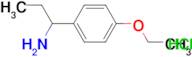 [1-(4-ethoxyphenyl)propyl]amine hydrochloride