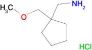 {[1-(methoxymethyl)cyclopentyl]methyl}amine hydrochloride