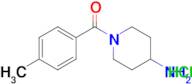 1-(4-methylbenzoyl)-4-piperidinamine hydrochloride