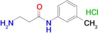 N~1~-(3-methylphenyl)-beta-alaninamide hydrochloride