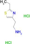 [2-(2-ethyl-1,3-thiazol-4-yl)ethyl]amine dihydrochloride