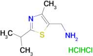 [(2-isopropyl-4-methyl-1,3-thiazol-5-yl)methyl]amine dihydrochloride