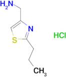 [(2-propyl-1,3-thiazol-4-yl)methyl]amine hydrochloride