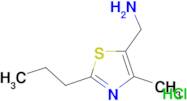 [(4-methyl-2-propyl-1,3-thiazol-5-yl)methyl]amine hydrochloride