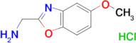 [(5-methoxy-1,3-benzoxazol-2-yl)methyl]amine hydrochloride