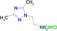 [2-(3,5-dimethyl-1H-1,2,4-triazol-1-yl)ethyl]amine dihydrochloride