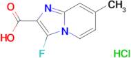 3-fluoro-7-methylimidazo[1,2-a]pyridine-2-carboxylic acid hydrochloride