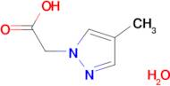 (4-methyl-1H-pyrazol-1-yl)acetic acid hydrate