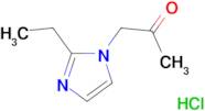 1-(2-ethyl-1H-imidazol-1-yl)acetone hydrochloride
