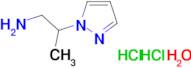 [2-(1H-pyrazol-1-yl)propyl]amine dihydrochloride hydrate