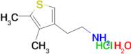 [2-(4,5-dimethyl-3-thienyl)ethyl]amine hydrochloride hydrate