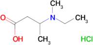 3-[ethyl(methyl)amino]butanoic acid hydrochloride