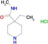 4-ethyl-N-methyl-4-piperidinecarboxamide hydrochloride