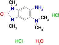 5-amino-6-(dimethylamino)-1,3-dimethyl-1,3-dihydro-2H-benzimidazol-2-one dihydrochloride hydrate