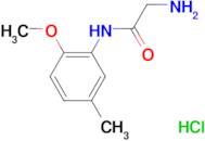 N~1~-(2-methoxy-5-methylphenyl)glycinamide hydrochloride
