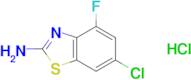 6-chloro-4-fluoro-1,3-benzothiazol-2-amine hydrochloride