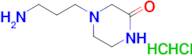 4-(3-aminopropyl)-2-piperazinone dihydrochloride