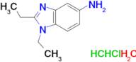 1,2-diethyl-1H-benzimidazol-5-amine dihydrochloride hydrate