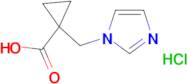 1-(1H-imidazol-1-ylmethyl)cyclopropanecarboxylic acid hydrochloride