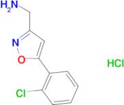 {[5-(2-chlorophenyl)-3-isoxazolyl]methyl}amine hydrochloride