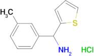 [(3-methylphenyl)(2-thienyl)methyl]amine hydrochloride