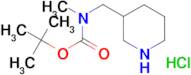 tert-butyl methyl(3-piperidinylmethyl)carbamate hydrochloride