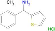 [(2-methylphenyl)(2-thienyl)methyl]amine hydrochloride