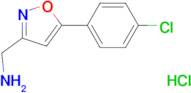 {[5-(4-chlorophenyl)-3-isoxazolyl]methyl}amine hydrochloride