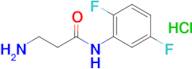 N~1~-(2,5-difluorophenyl)-beta-alaninamide hydrochloride