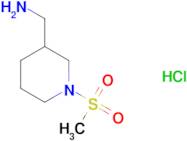 {[1-(methylsulfonyl)-3-piperidinyl]methyl}amine hydrochloride