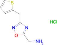 {[3-(2-thienylmethyl)-1,2,4-oxadiazol-5-yl]methyl}amine hydrochloride