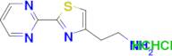 {2-[2-(2-pyrimidinyl)-1,3-thiazol-4-yl]ethyl}amine dihydrochloride