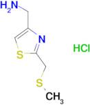 ({2-[(methylthio)methyl]-1,3-thiazol-4-yl}methyl)amine hydrochloride