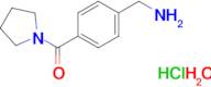 [4-(1-pyrrolidinylcarbonyl)benzyl]amine hydrochloride hydrate