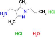 [(3,5-dimethyl-1-propyl-1H-pyrazol-4-yl)methyl]amine dihydrochloride hydrate