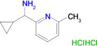 [cyclopropyl(6-methyl-2-pyridinyl)methyl]amine dihydrochloride