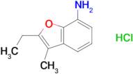 (2-ethyl-3-methyl-1-benzofuran-7-yl)amine hydrochloride