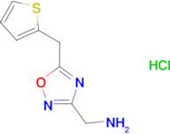 {[5-(2-thienylmethyl)-1,2,4-oxadiazol-3-yl]methyl}amine hydrochloride