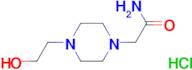 2-[4-(2-hydroxyethyl)-1-piperazinyl]acetamide hydrochloride