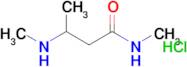 N-methyl-3-(methylamino)butanamide hydrochloride