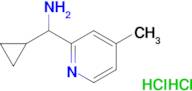 [cyclopropyl(4-methyl-2-pyridinyl)methyl]amine dihydrochloride