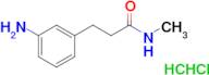 3-(3-aminophenyl)-N-methylpropanamide dihydrochloride